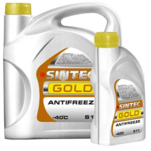 Антифриз Sintec GOLD G-12 1 кг желтый - картинка 1