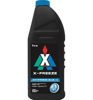Антифриз голубой  X-freeze Blue (1л) - картинка 1