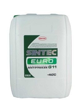 Антифриз Sintec EURO G-11 10 кг зеленый - картинка 1