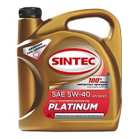 SINTEC Платинум 5/40 SN/CF 4 л синт