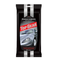 Салфетки влажные TOP GEAR для стекол, зеркал, фар