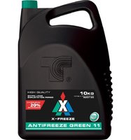 Антифриз зеленый  X-freeze Green (10л)